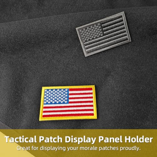 Tactical Patch Wall Board,Collapsible Display, Hook and Loop Military