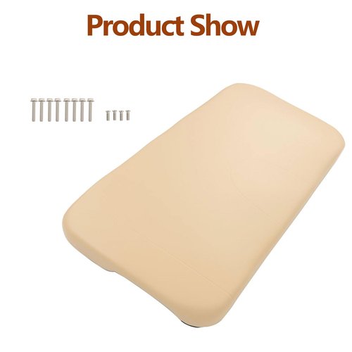 GXYWADY Golf Cart Front Seat Bottom Cushion Assembly Replacement for Club Car Precedent 2004-Up Gas & Electric Models, Beige