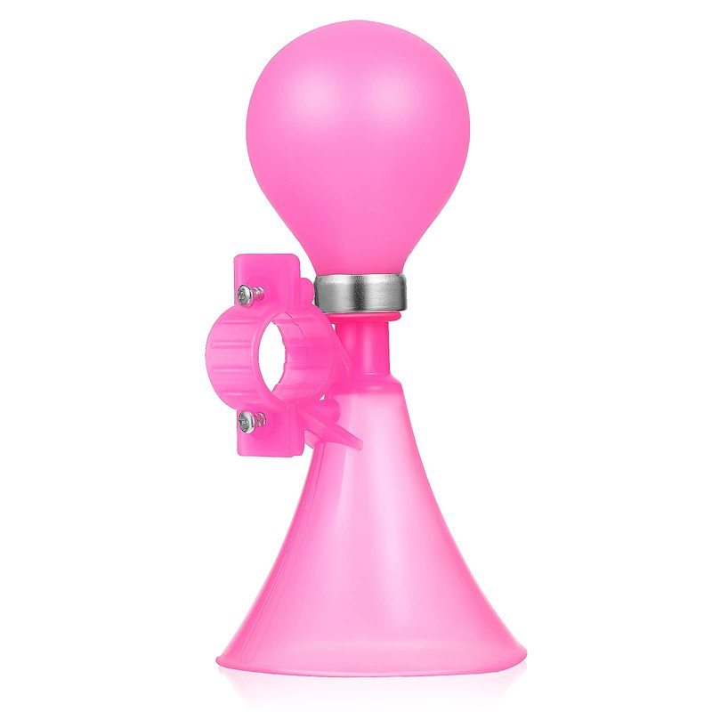 Toddmomy Pink Air Pressure Horn for Kids Bike and Scooter Loud Bicycle Noise Maker Lightweight Safe Outdoor Riding Accessory