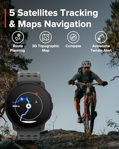 SUUNTO 9 Peak Pro GPS Watch - 21-Day Battery, Waterproof, Black
