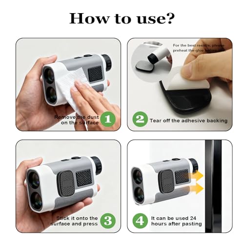 Magnetic Rangefinder Holder for Golf Carts - Secure & Durable