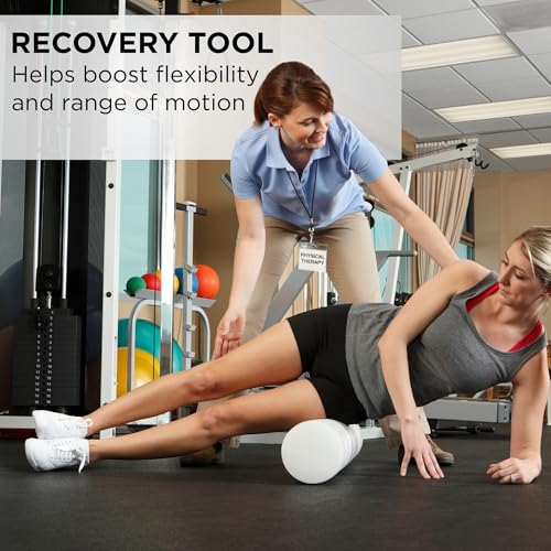 THERABAND Pro Foam Roller 6in x 36in Round for Muscle Recovery & Physical Therapy