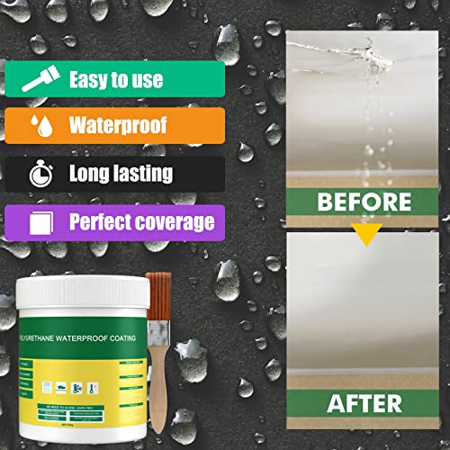 XIRUJNFD Waterproof Insulating Sealant, Invisible Waterproof Anti-Leakage Agent, Waterproof Sealant, Repair Leaks Anywhere in Seconds (100g,1Pc)