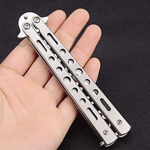 Butterfly Knife Trainer - Stainless Steel Practice Knife