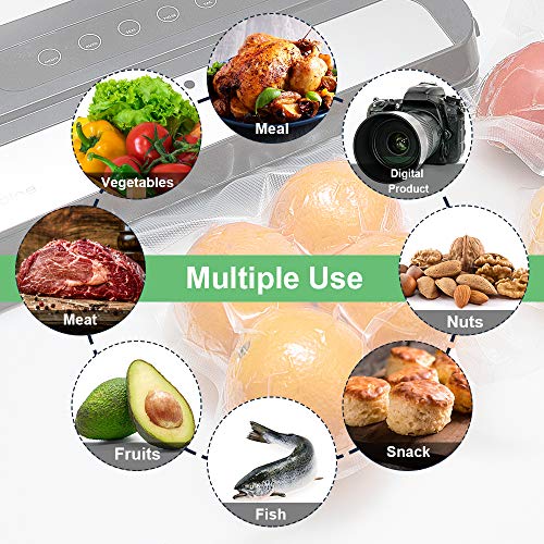 6Pack Vacuum Sealer Rolls with 8"&11"x20' 3 Each
