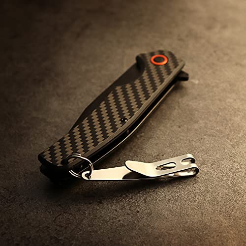Deep Carry Pocket Clip - Multi-Purpose Keychain Tool - Stainless Steel (1 Pack)