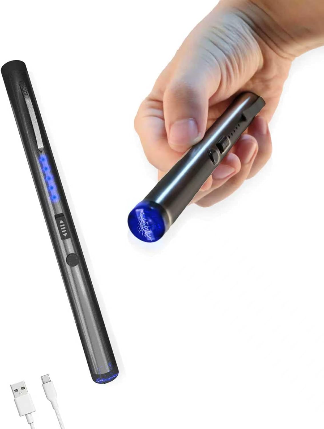 Tazer Pen Stun Gun - 40,000,000 Volts Self Defense Device for Men & Women | USB Rechargeable, Durable Design