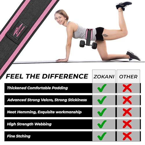 Hip Thrust Belt - Adjustable Comfort Glute Trainer with Anti-Slip Pads