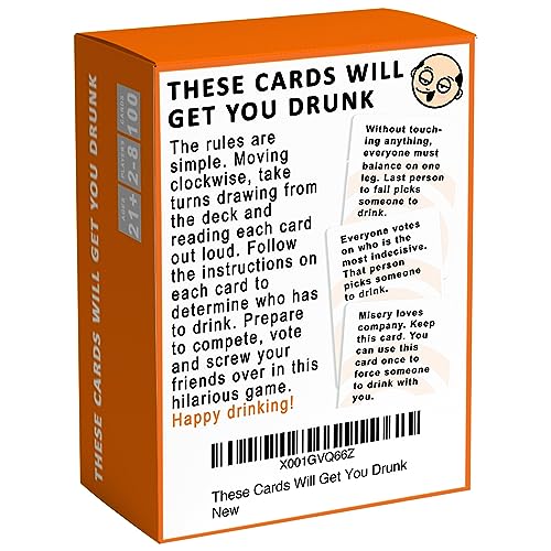 Drinking Game Cards for Adults - Small Edition