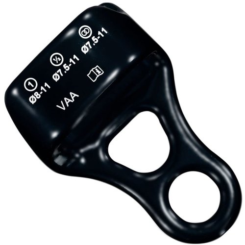 Omega Pacific SBGFG Belay/Rappel Device – Adjustable Friction Belay Tool with Rigid Stem, U-Groove Channel, and Stem Wrap – Hot Forged Aluminum for Versatile Rope Handling