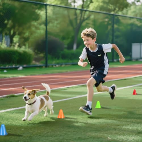 24 Pack Mini Cones - 3.15 Inch Sports Training Kit - Colors