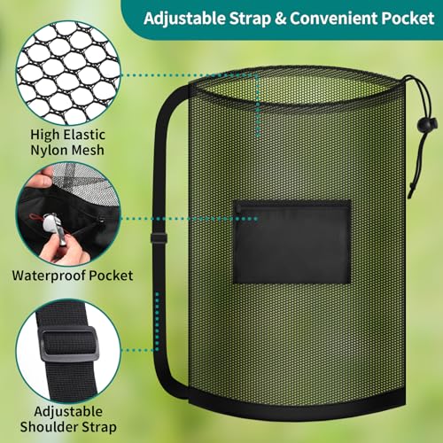 Variation 2: Extra Large Soccer Ball Bag 40 x 30 in Heavy Duty Mesh Drawstring, 2-Pack