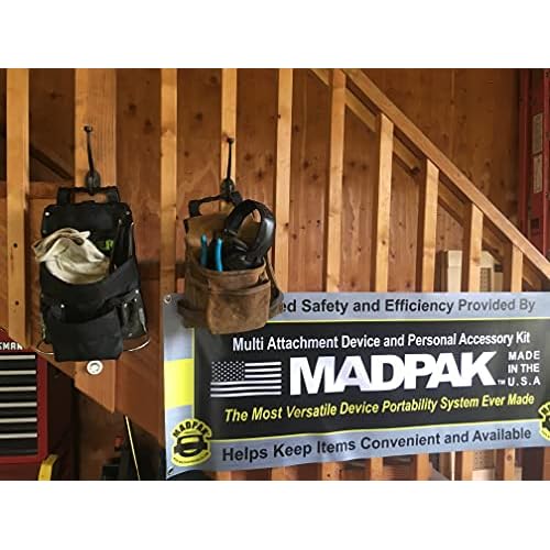 Universal Utility Belt & Versatile Belt Clip System and Enhancement Accessories - Improves Portability, Efficiency, and Safety of Belt Mountable Tools, Equipment, Gear, Made in The USA