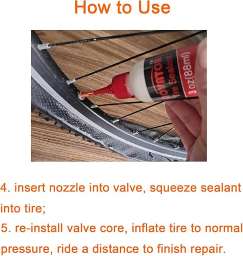 NOVATOR High Performance Bike Tire Sealant 3oz Bottle Set for Tubeless/Tubular MTB Road Gravel CX
