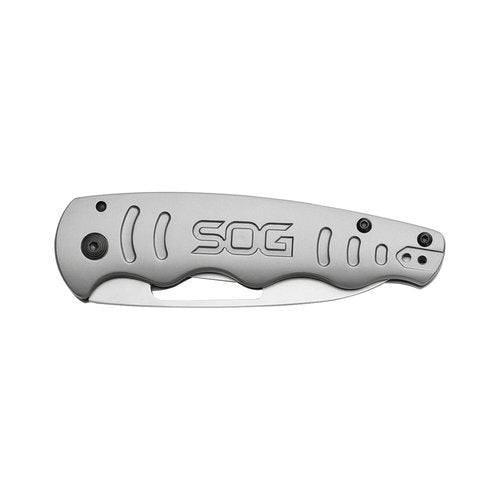 SOG Escape FL Professional Entry-Level Pocket Folding Knife | All-Metal Construction, Frame-Lock, Reversible Pocket Clip