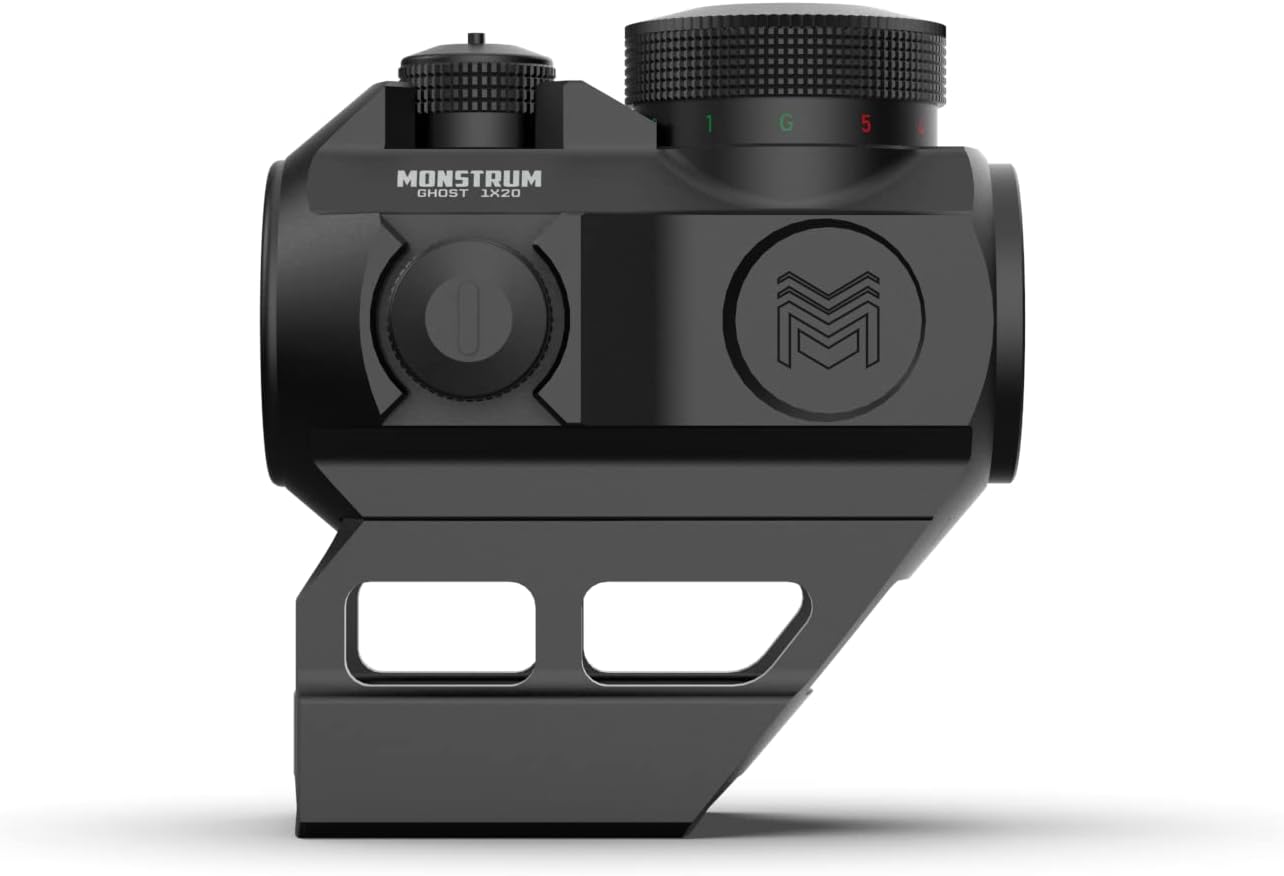 Monstrum Ghost Red Dot Sight - G3 3X Micro Magnifier with Flip to Side Mount | Tactical Combo