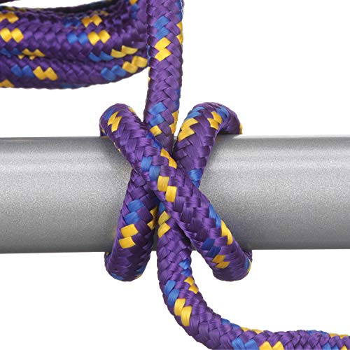 Braided Polypropylene Utility Rope - 3/8 in x 25 ft, Solid Braid