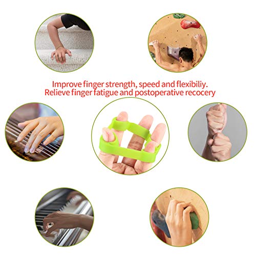 5-Piece Hand Grip Strengthener Set with Exercise Balls and Finger Trainers