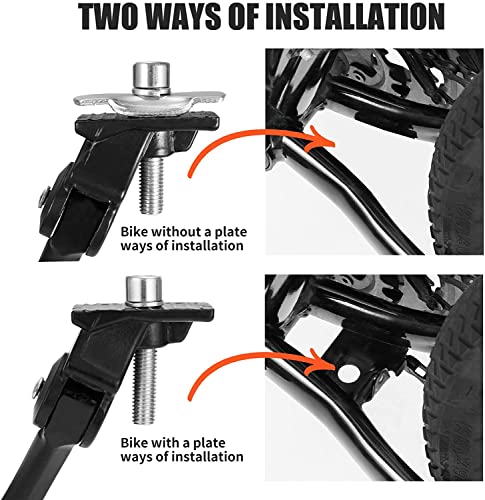 Adjustable Bike Kickstand for 18-22 Inch Wheels - Aluminum Alloy