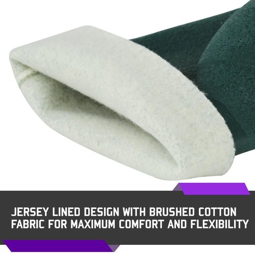 Glove Station Heavy Duty Rubber Gloves - Chemical Resistant, Textured Finish, Durable PVC Coating
