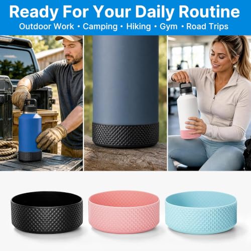 Silicone Protective Boot for 64oz Hydroflask - Light Gray