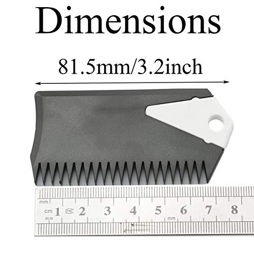 Surfboard Wax Comb - Serrated Edge, Non-Slip Design, 81x40mm