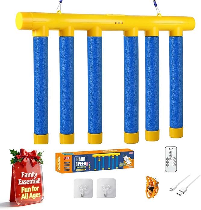 Reflex Challenge Game - Hand-Eye Coordination Trainer Toy with 3 Adjustable Speeds | Remote Control Fun