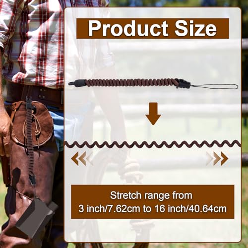 Rangefinder Tether - 2pcs Dark Brown Nylon