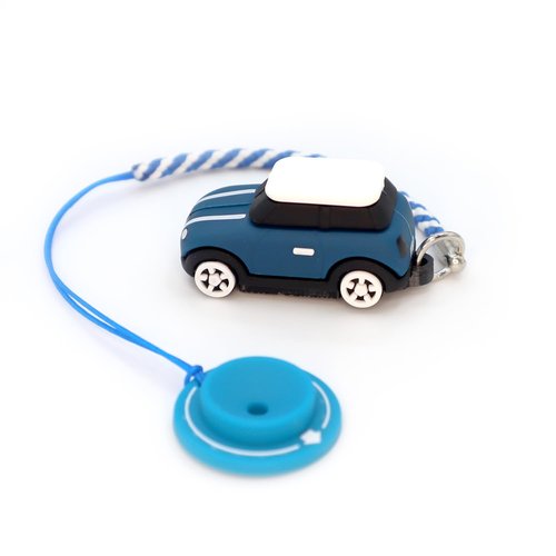 3D OM Golf Tees Hanger, Mini Silicone with Guide Ring, Stylish Cute Adorable(Blue)
