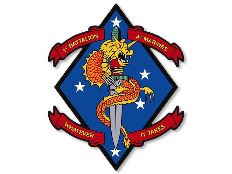 USMC Marines Logo Sticker - 3x3 Inch Vinyl Decal