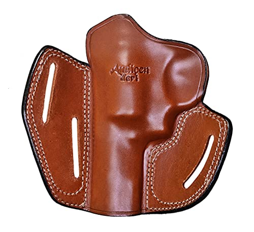 Leather Belt Holster for Taurus 856 Defender 3" Barrel - Right Handed