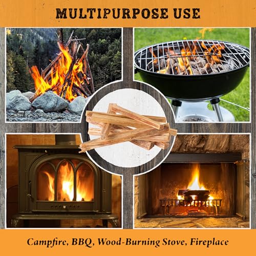 Pure Garden 25lb All-Natural Pine Firewood & Kindling Fire Starters