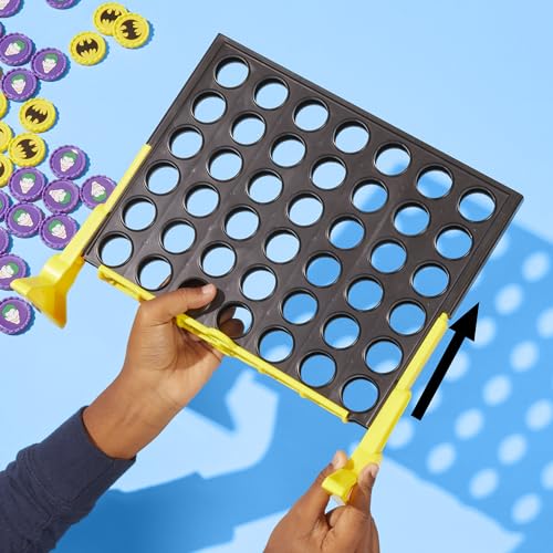 Batman Connect 4 Game - 2 Player Strategy Board Game for Kids & Families