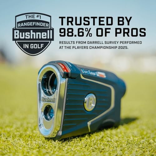 Golf Laser Rangefinder Pro X3+ LINK - 1300-Yard Range, 7x Magnification