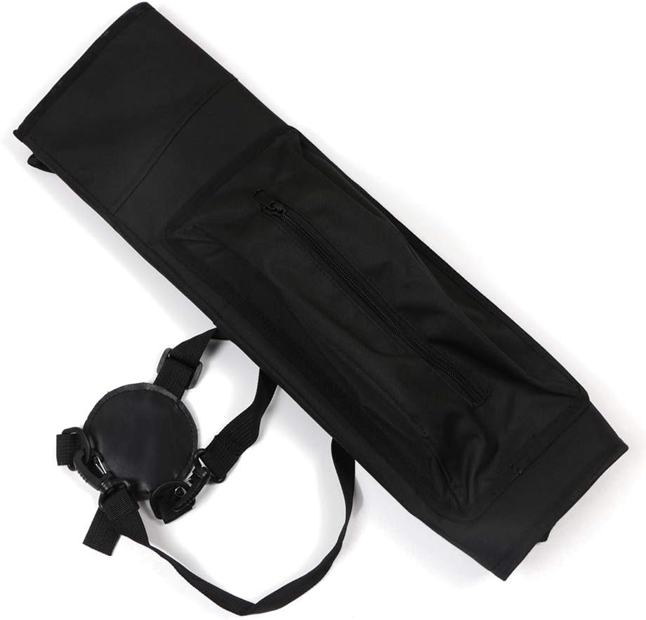 TOPARCHERY Archery Quiver - Durable Canvas Arrow Holder with Front Pockets for Target Shooting