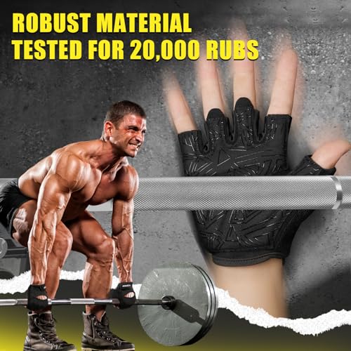 Ventilated Weight Lifting Gloves with Full Palm Protection