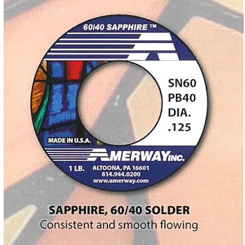 Sapphire Stained Glass Soldering Wire