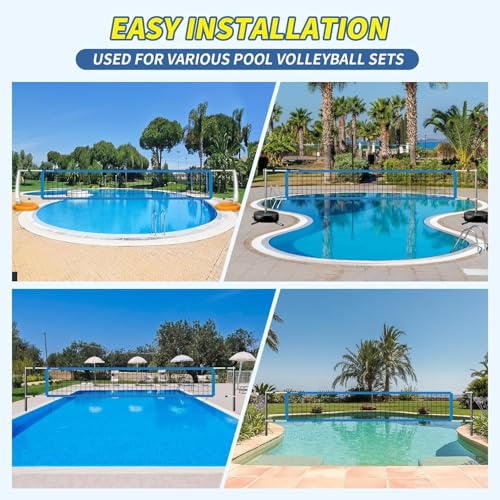 Adjustable Replacement Pool Volleyball Net - 15ft to 26ft