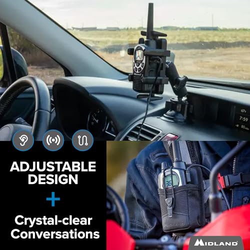 Midland VOX Hands-Free Microphone Headsets for Two-Way Radios - 6 Pack
