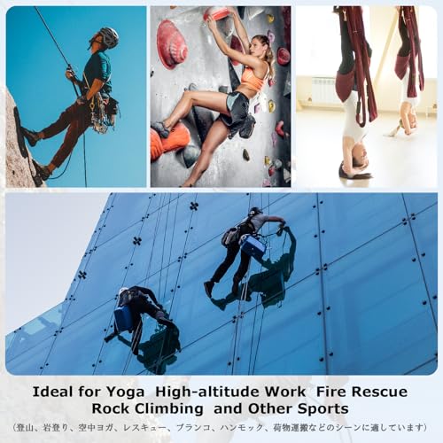 25kN Rappel Ring - Black Aluminum Alloy for Climbing & Rescue