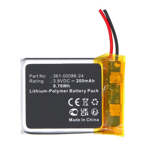 MPF Products 200mAh 361-00086-24 Battery Replacement Compatible with Garmin Instinct Solar Outdoor Smartwatch with Installation Tools