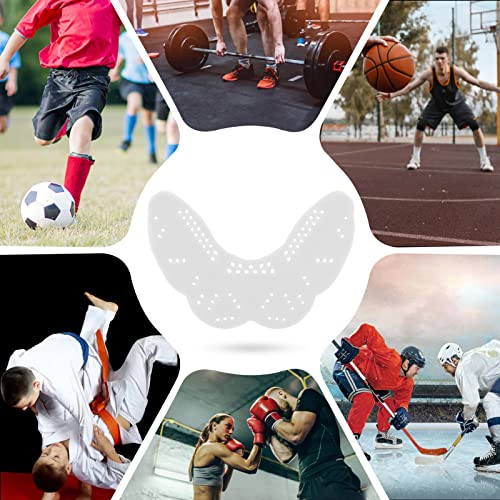 Sports Mouth Guard - EVA Shock Protector for Boxing, Soccer, White, 1PCS