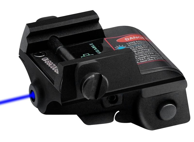 MOSANDON Blue Laser Sight,USB Rechargable Low Profile Beam Laser Blue Light Sight Airsoft Scope for Rifles Pistols Handguns fits Standard 20mm Picatinny Rail Mount