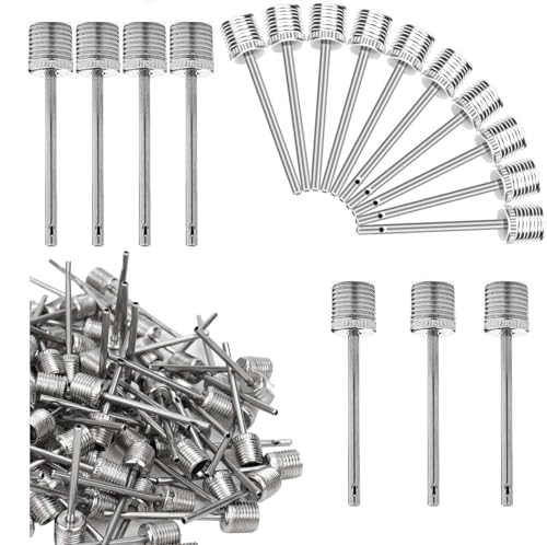 50-Piece Dual-Port Ball Pump Inflation Needles for Sports Balls