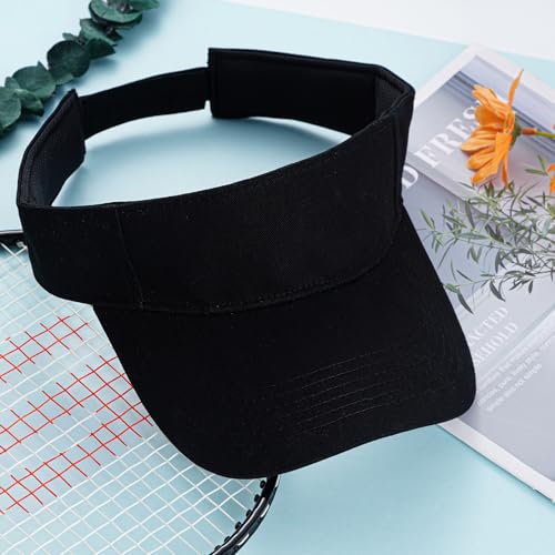 Sport Sun Visor Hat for Men & Women - One Size, Black