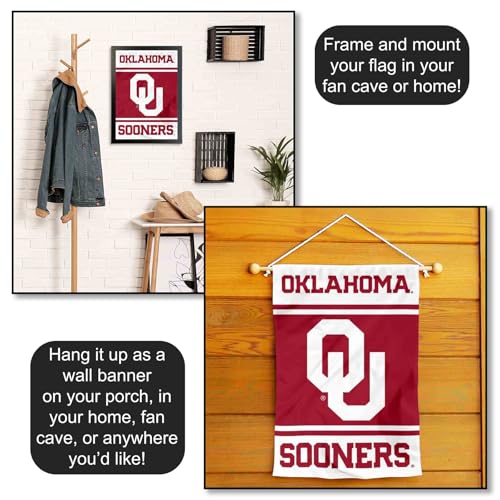 Oklahoma Sooners Garden Flag - Official College Flags & Banners Co.