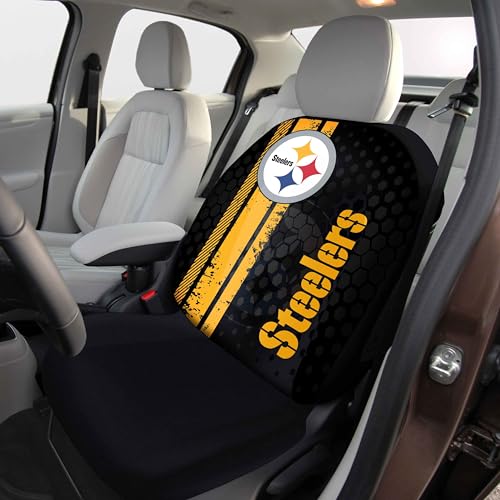 Pittsburgh Steelers Rally Seat Cover - Full Color Design
