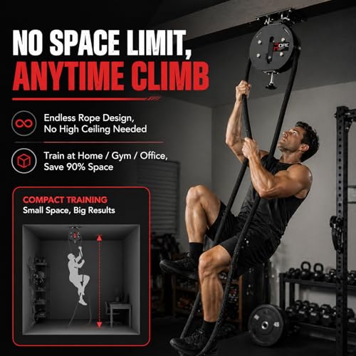 Infinity Loop Cable Trainer - 14FT Nylon Rope for Forearm Strength