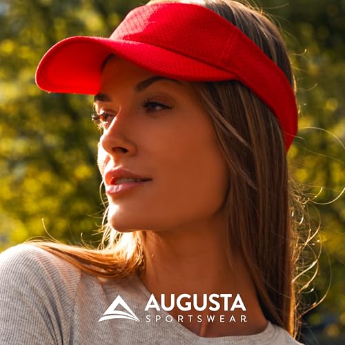 Athletic Mesh Visor for Women - One Size White Sun Hat