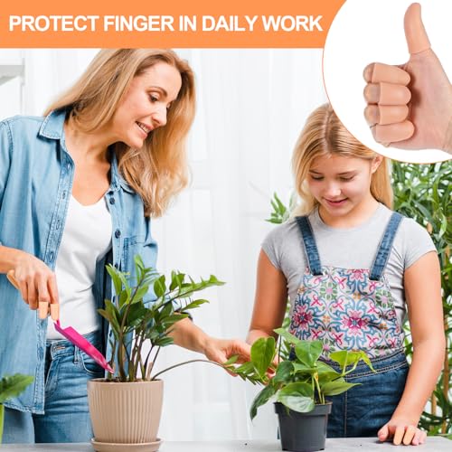 20pcs Reusable Gel Finger Cots - Silicone Finger Protectors